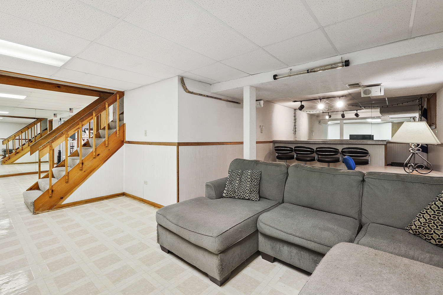 3582 Ronald Road Crete, IL 60417 - Photo 13 of 16 a living room with furniture and a ceiling fan