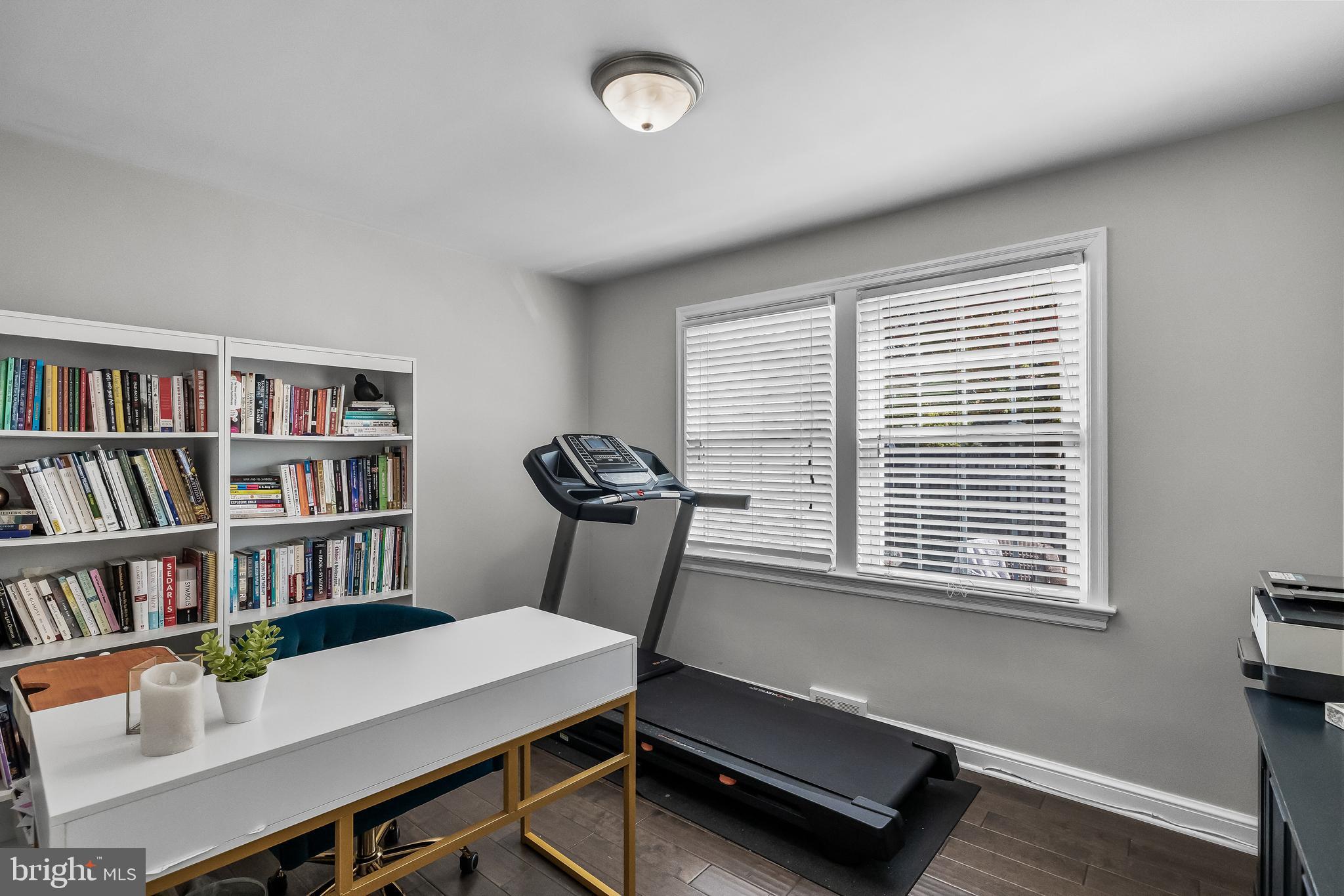 531 Covington Terrace Moorestown, NJ 08057 - Photo 20 of 35 a view of a workspace with furniture and a bookshelf
