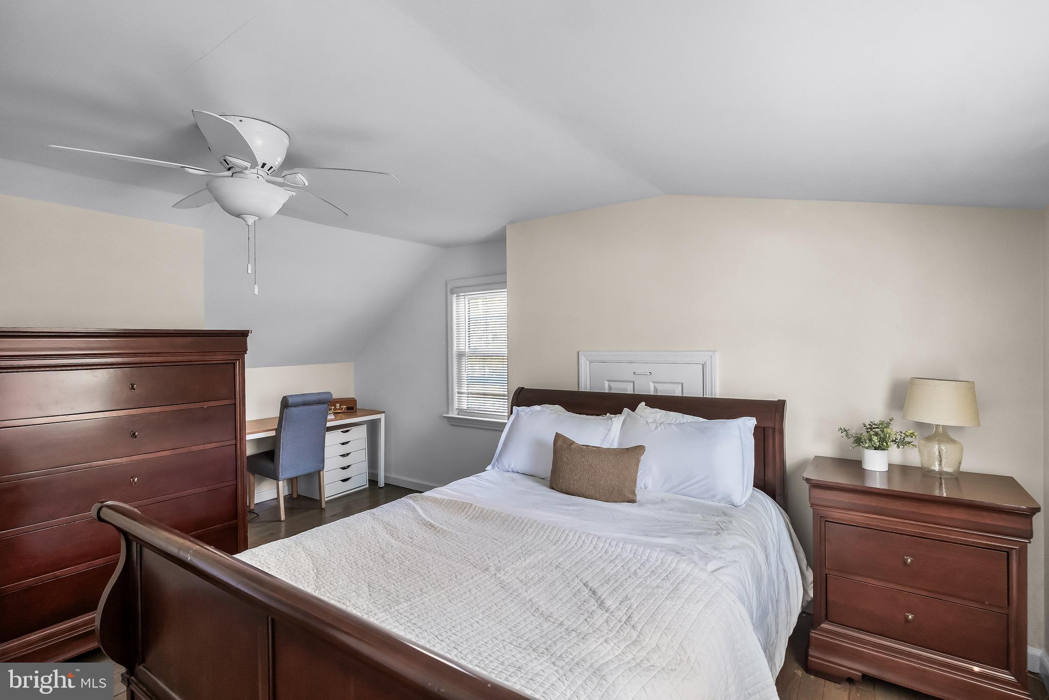 531 Covington Terrace Moorestown, NJ 08057 - Photo 23 of 35 a bedroom with a bed and a chandelier