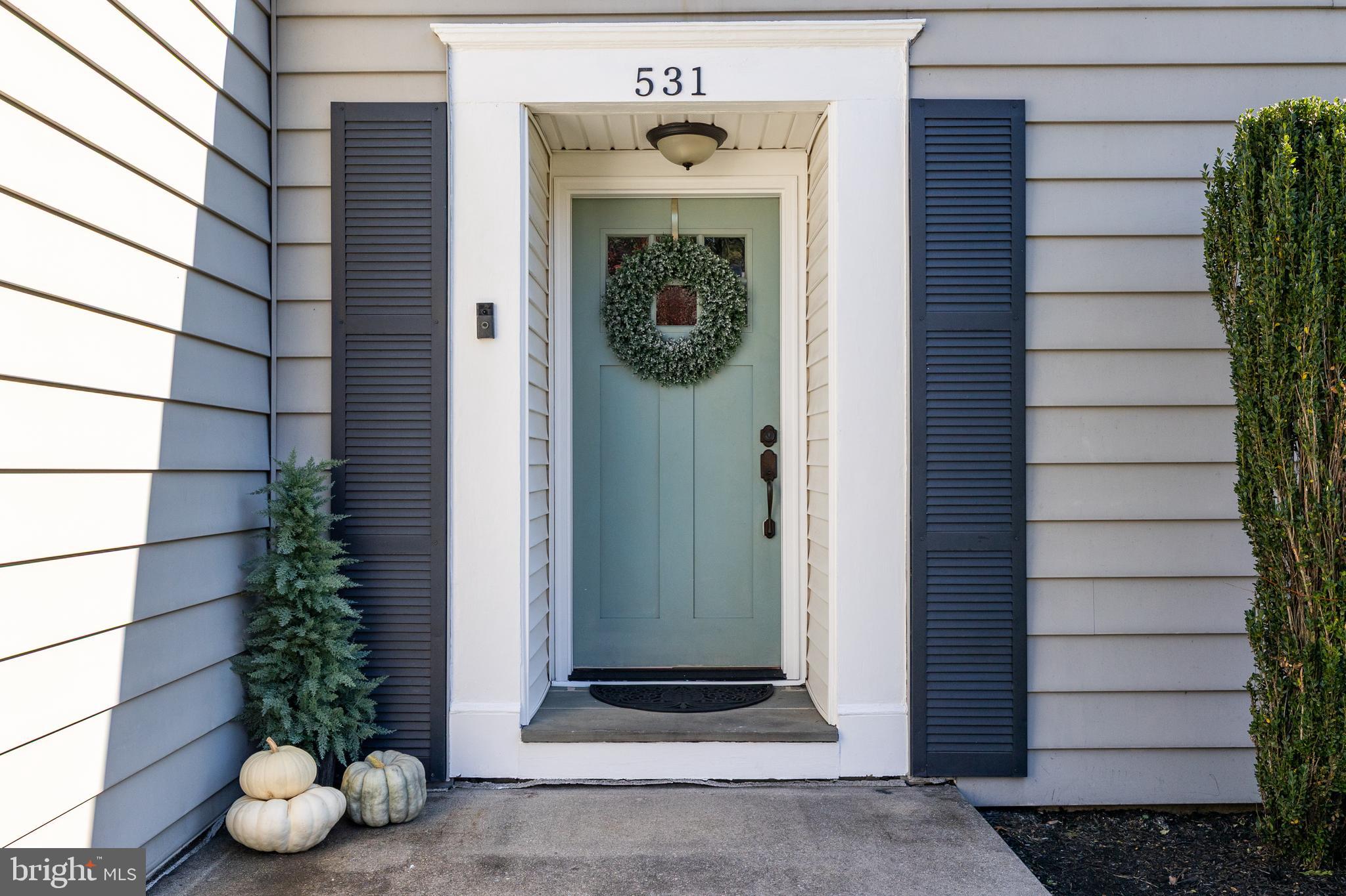 531 Covington Terrace Moorestown, NJ 08057 - Photo 3 of 35 a front view of a house with entryway