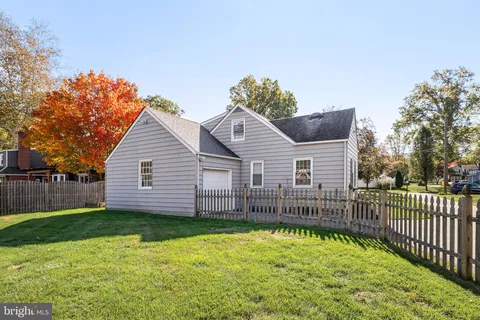 a view of a backyard with a garden