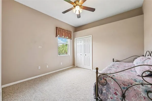 a view of a livingroom with a window