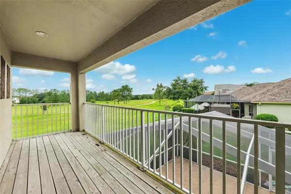 a view of balcony with a ocean view