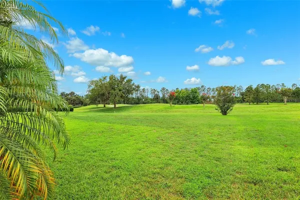 a view of a golf course