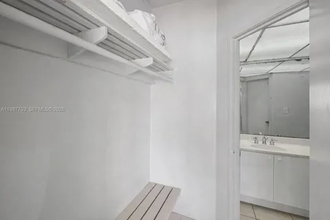 a view of walk in closet