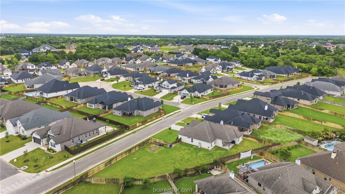 3520 Fairhope Way Bryan, TX 77808 - Photo 37 of 39 an aerial view of residential houses with outdoor space