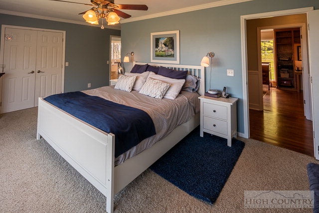 1762 Hidden Spring Road West Jefferson, NC 28694 - Photo 6 of 46 a bedroom with bed and window