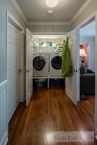 1762 Hidden Spring Road West Jefferson, NC 28694 - Photo 10 of 46 a view of a hardwood & utility room