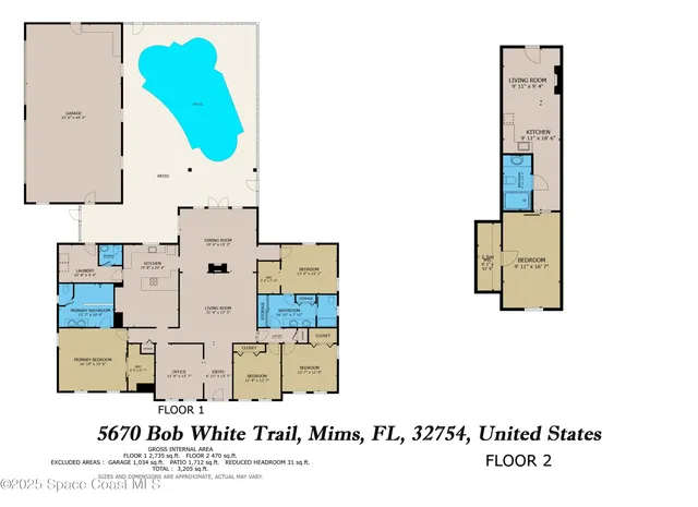 $800,000 | 5670 Bob White Trail, Mims, FL 32754