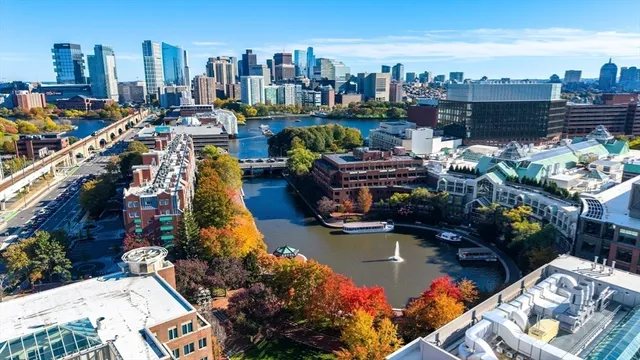 a view of parking garage with cars