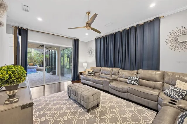 a bed room with a bed and a couch