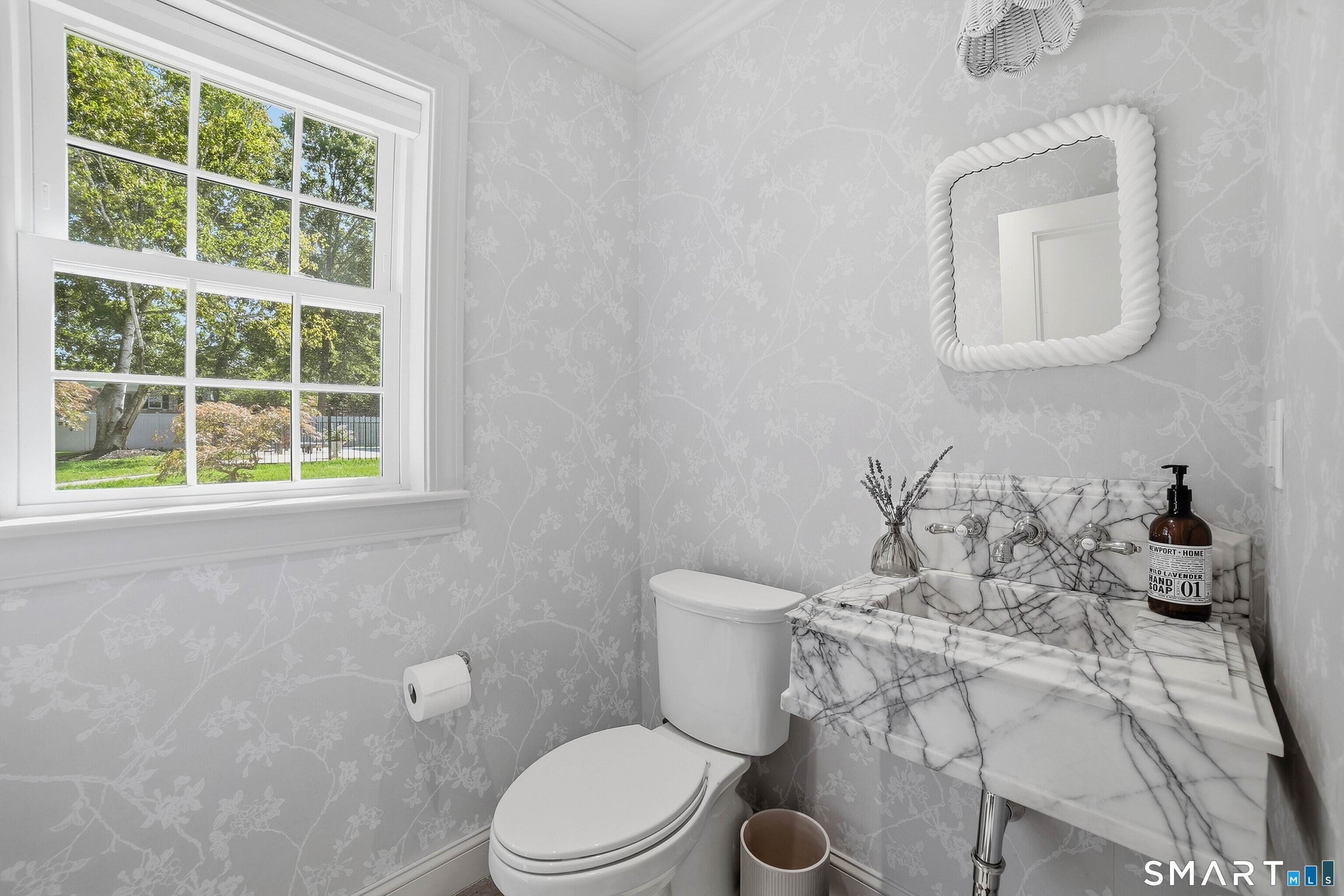 855 Prospect Street Hamden, CT 06517 - Photo 17 of 35 An elegant half bath on the main level.