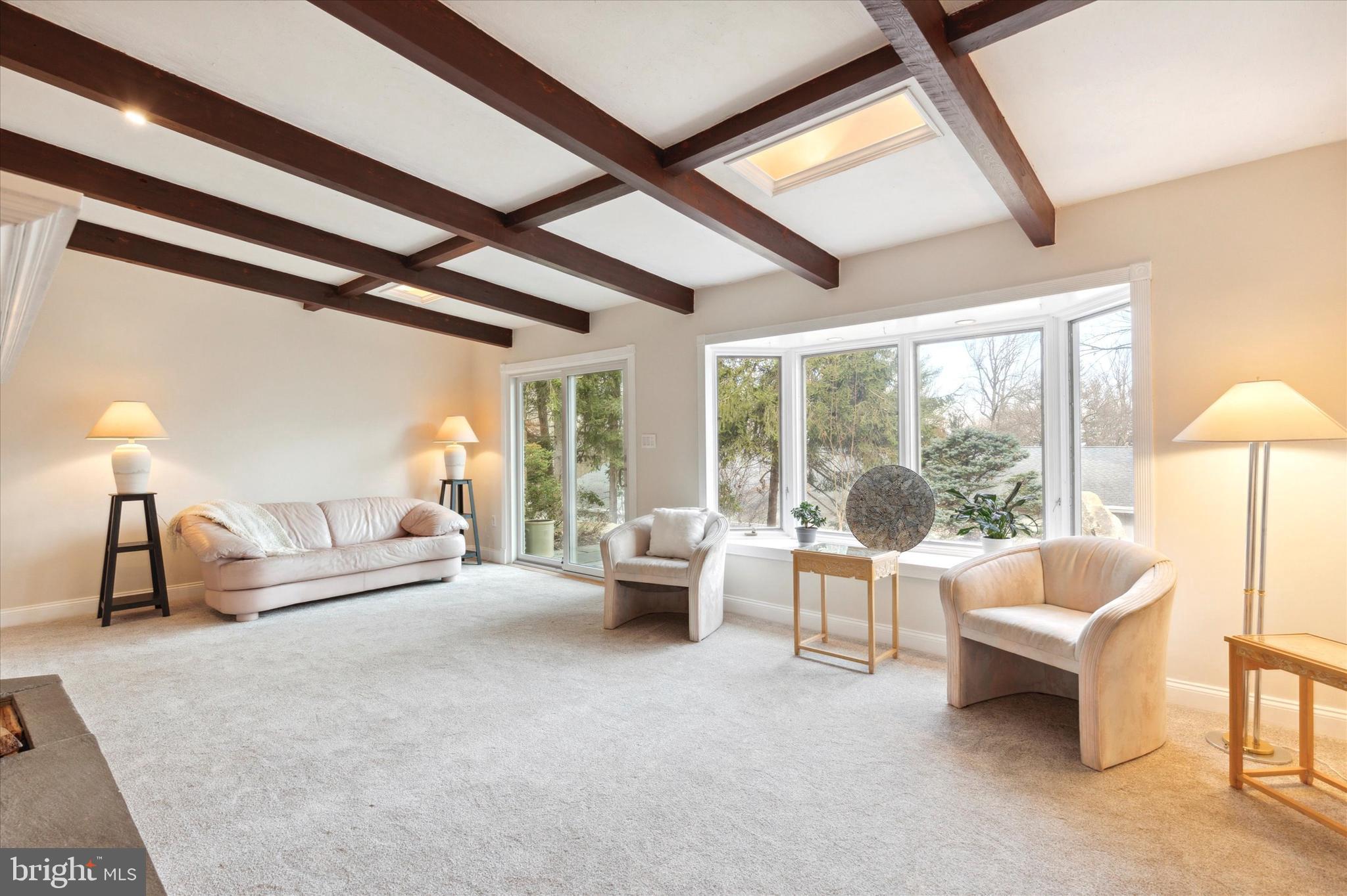 455 Sharon Drive Wayne, PA 19087 - Photo 20 of 36 Living room with outdoor access (R-of home)