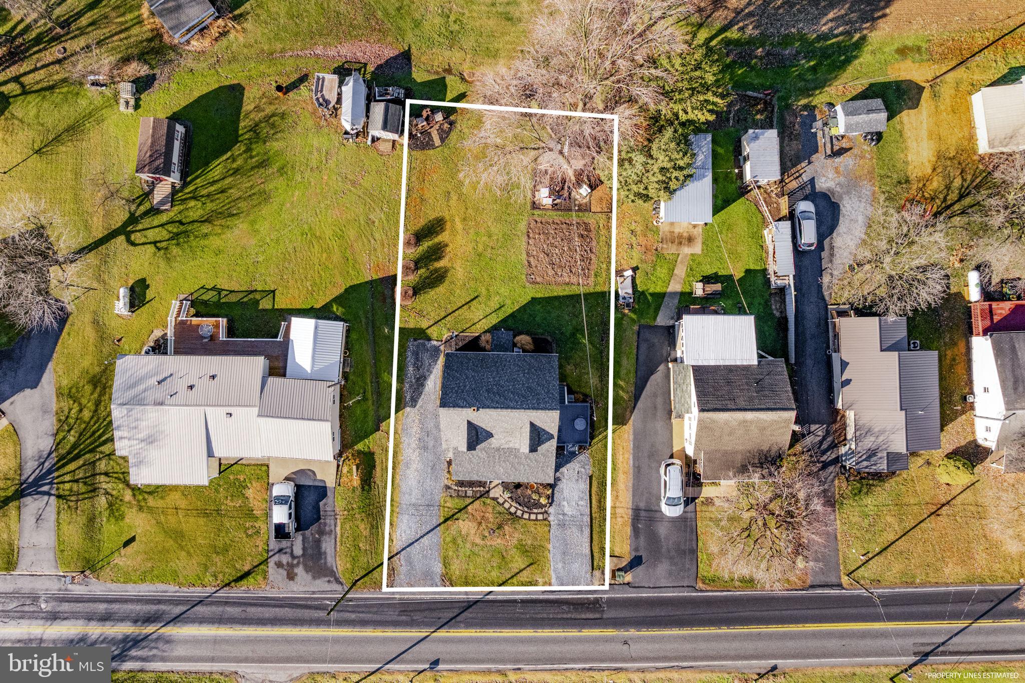 633 North Farmersville Road Ephrata, PA 17522 - Photo 3 of 54 an aerial view of residential houses with outdoor space