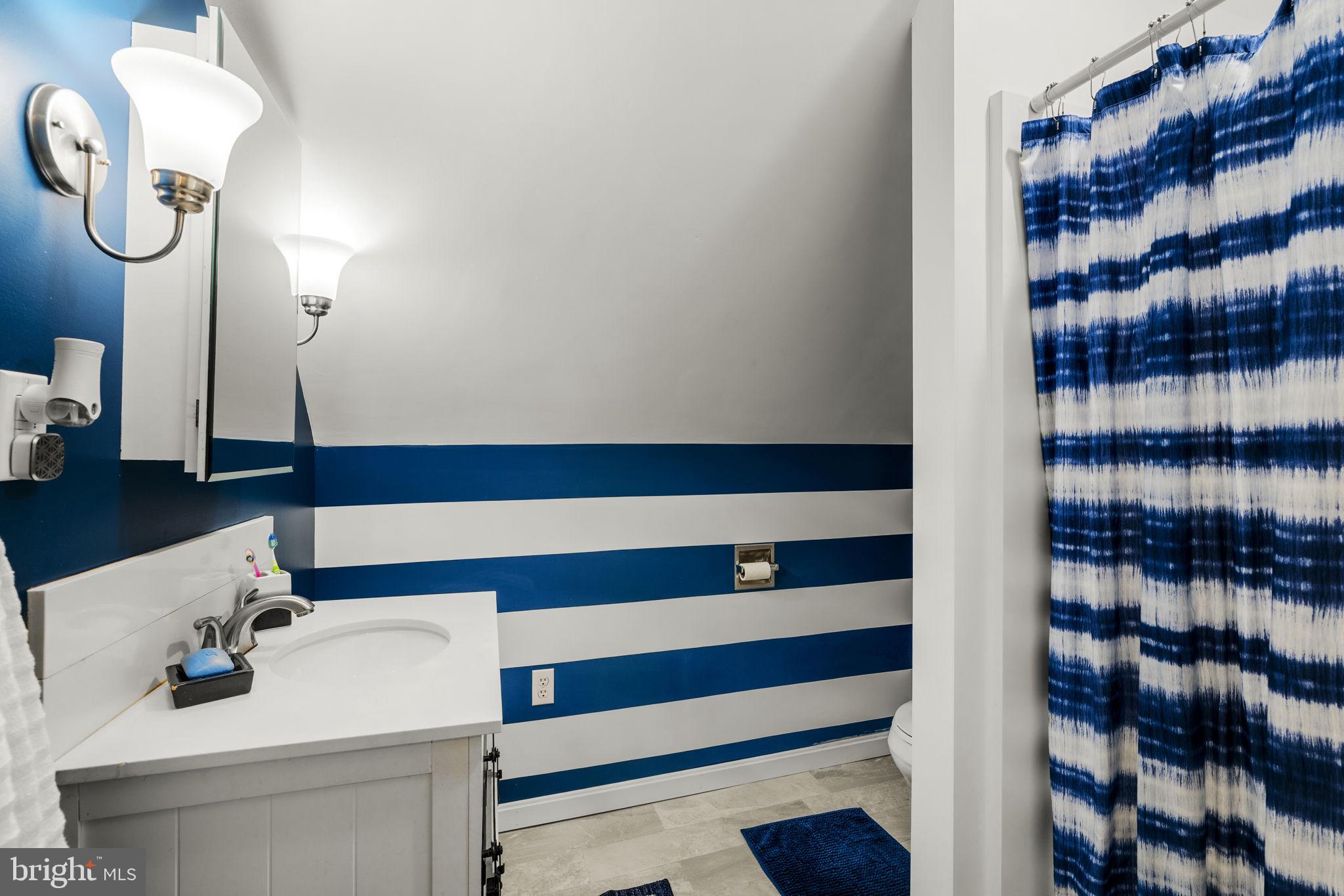 633 North Farmersville Road Ephrata, PA 17522 - Photo 46 of 54 a bathroom with a sink a toilet and a mirror