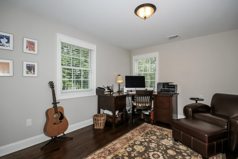 9 Field Crest Road New Canaan, CT 06840 - Photo 17 of 25 a view of a workspace with furniture and a window
