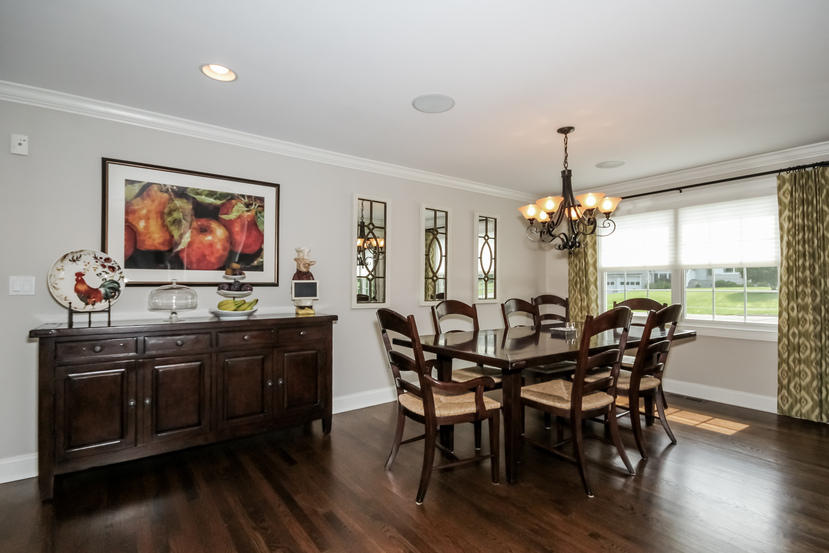 9 Field Crest Road New Canaan, CT 06840 - Photo 3 of 25 a view of a dining room with furniture window and wooden floor