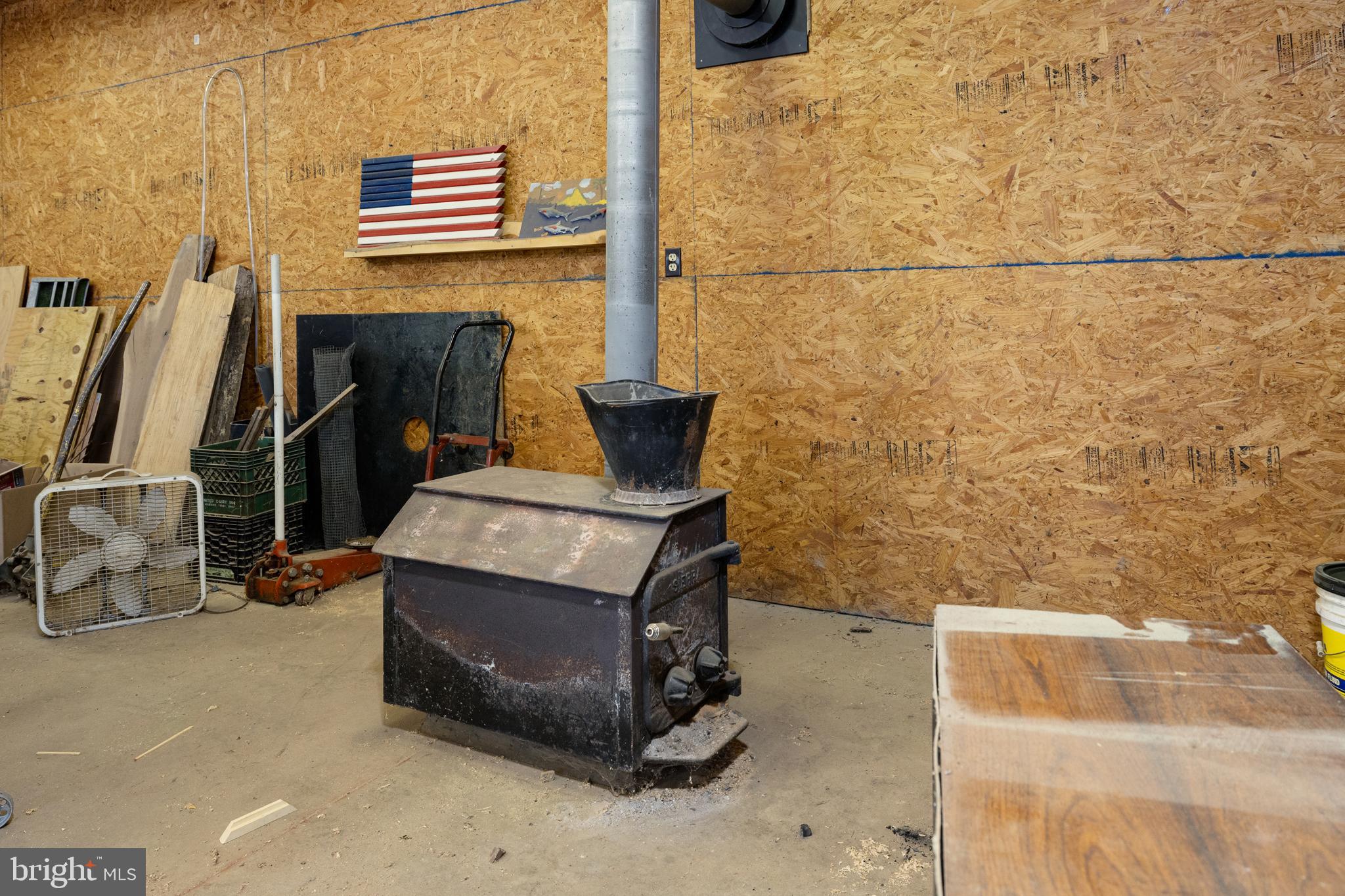 14441 North Mountain Road Broadway, VA 22815 - Photo 66 of 69 Woodstove in garage
