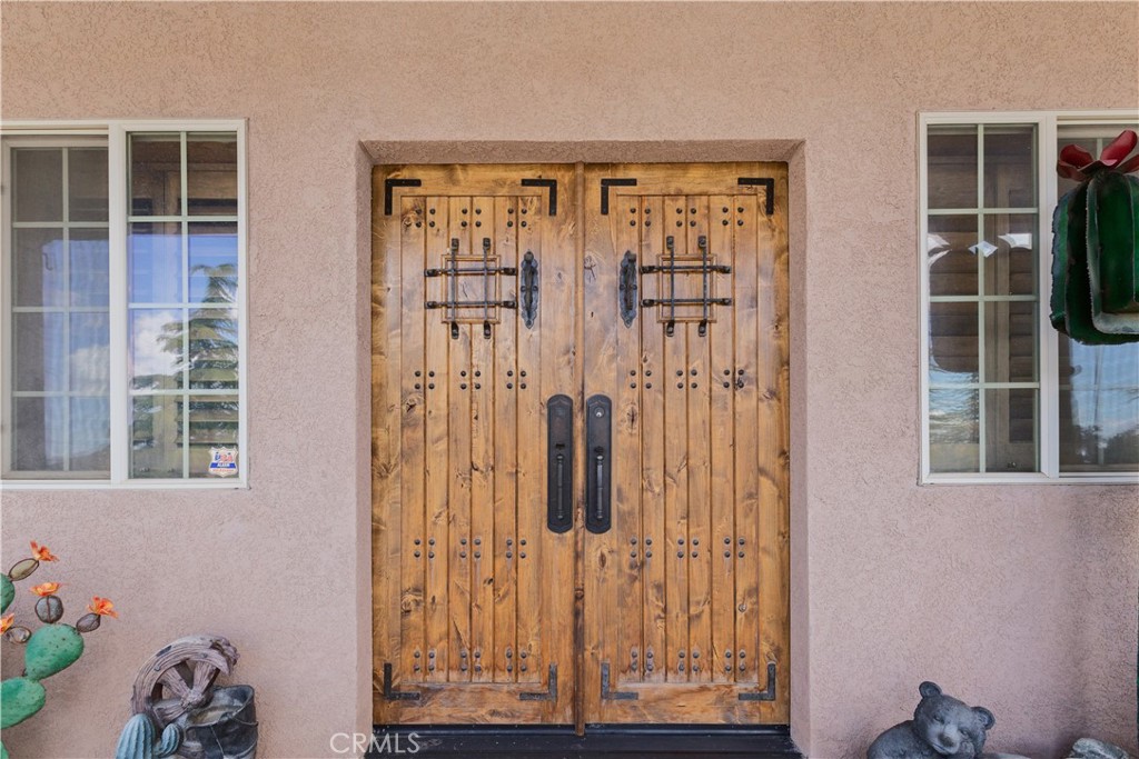 1870 Oak Springs Valley Road Wrightwood, CA 92397 - Photo 6 of 37 a view of a door with a window