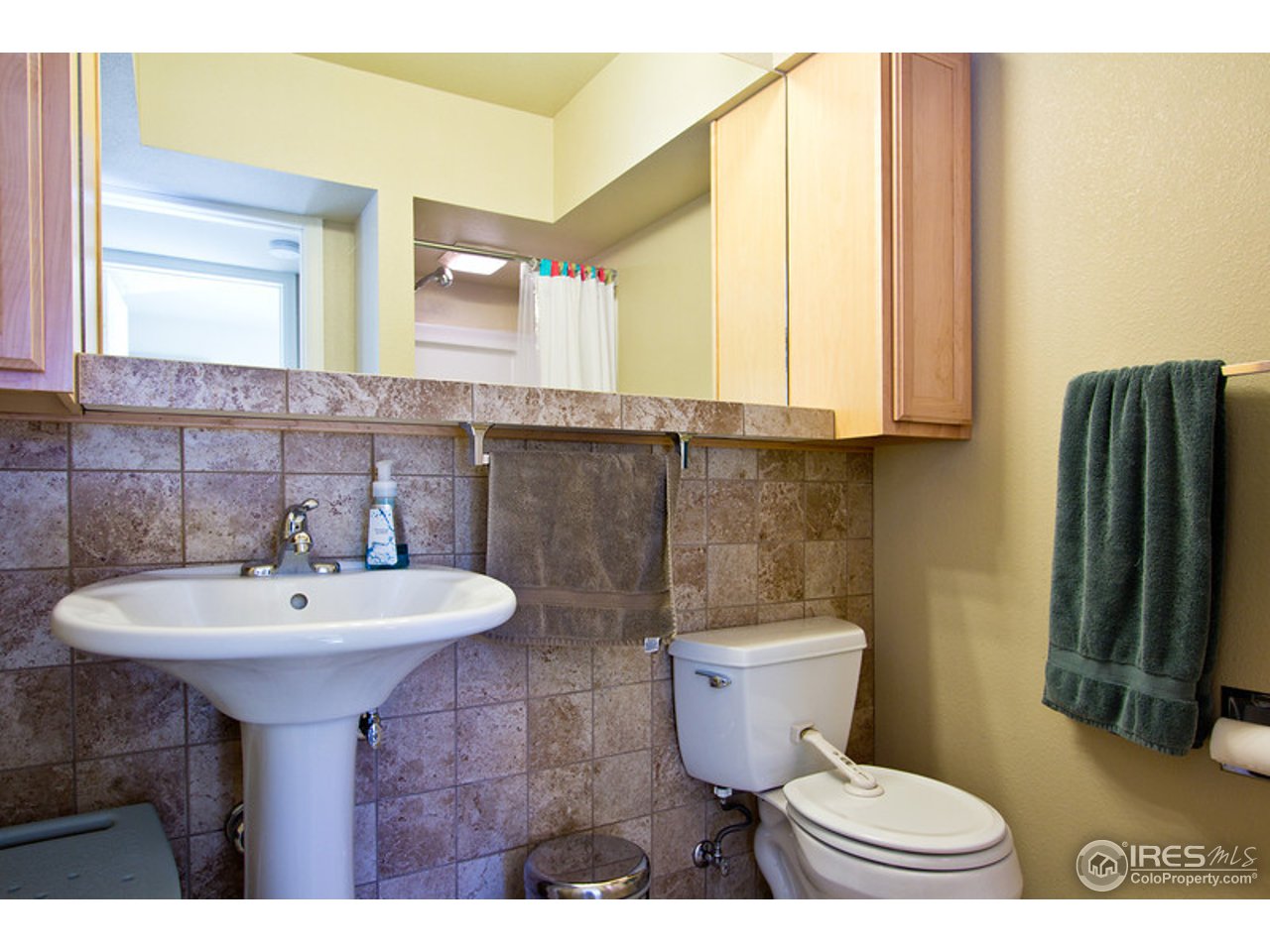 398 Broken Fence Road Boulder, CO 80302 - Photo 11 of 25 a bathroom with a sink toilet and mirror