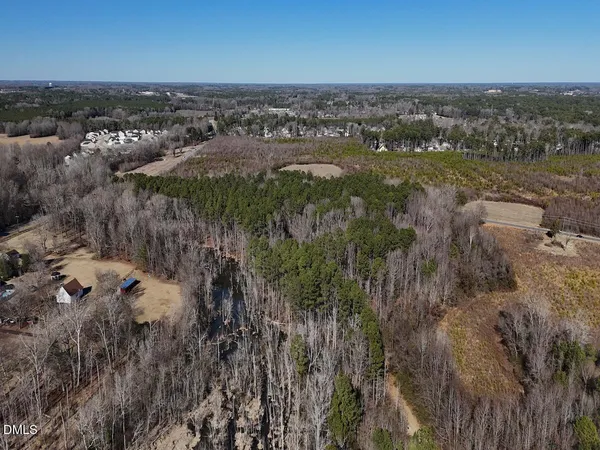 a view of a backyard with of trees