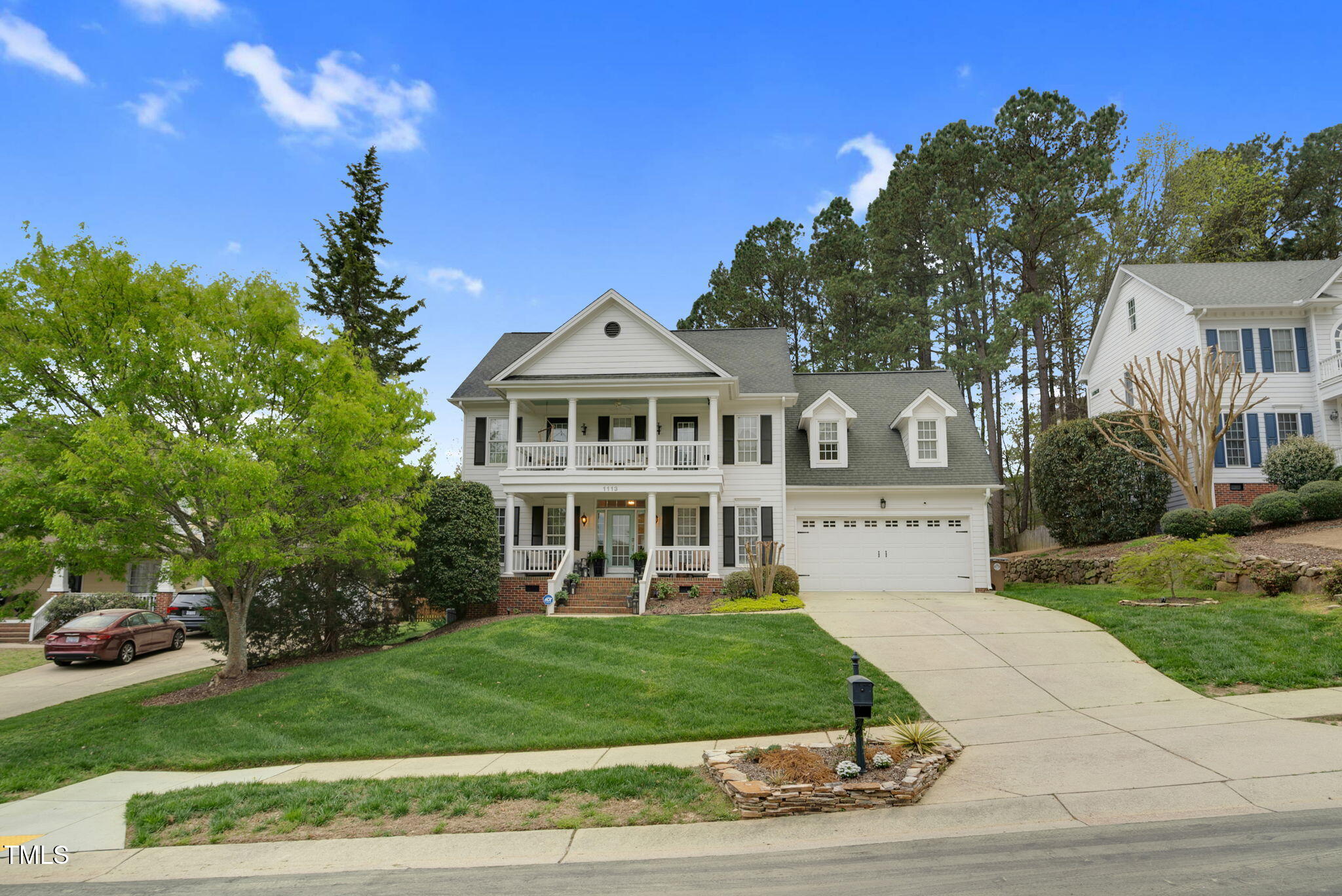 1113 Colonial Club Road Wake Forest, NC 27587 - Photo 2 of 41 a front view of a house with a yard