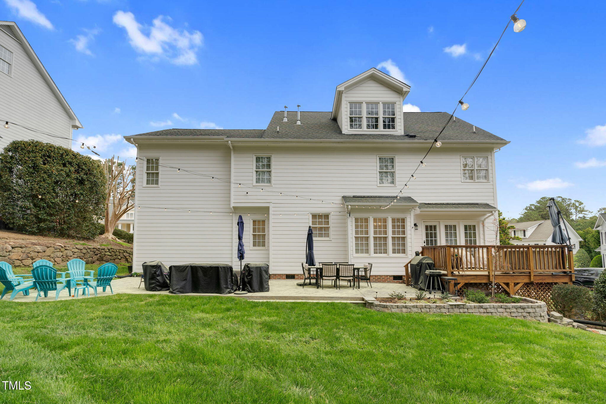 1113 Colonial Club Road Wake Forest, NC 27587 - Photo 39 of 41 front view of a house with a yard