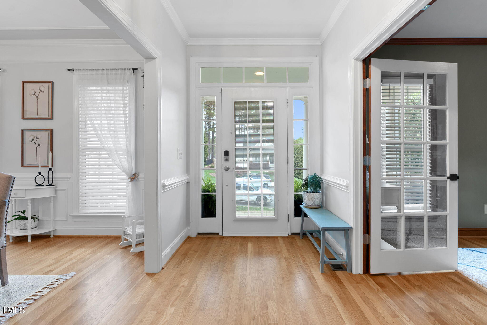 1113 Colonial Club Road Wake Forest, NC 27587 - Photo 6 of 41 wooden floor in an empty room with a window
