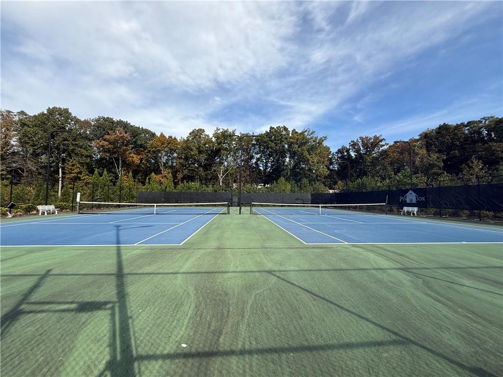 1543 Maston Road Auburn, GA 30011 - Photo 28 of 33 a view of an outdoor space and tennis court