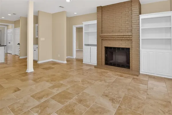 a view of a kitchen with a sink