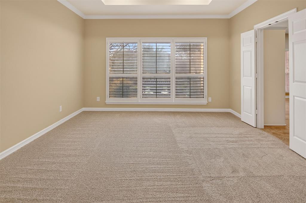 2122 Clear Lake Road Weatherford, TX 76087 - Photo 24 of 40 Large windows with plantation shutters allow you to wake up to a beautiful view of the back of the property.