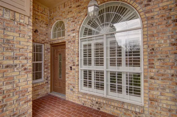 a view of front door