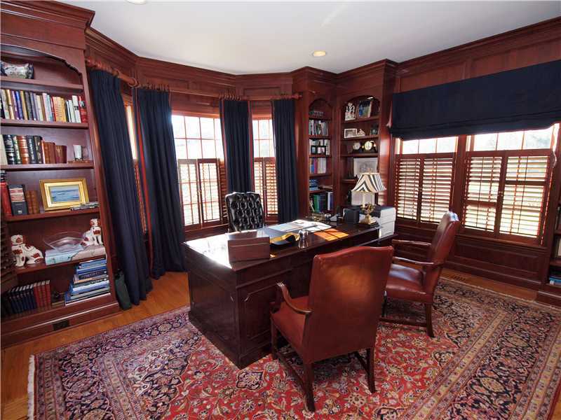 359 Mansfield Avenue Darien, CT 06820 - Photo 6 of 25 a living room with furniture and a floor to ceiling window