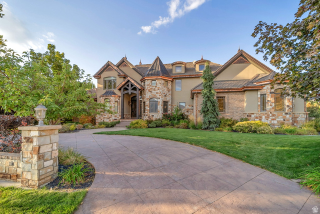 French country-style house