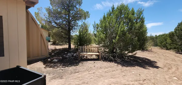 a view of a back yard