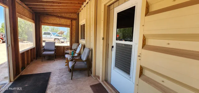 a view of sitting area in balcony