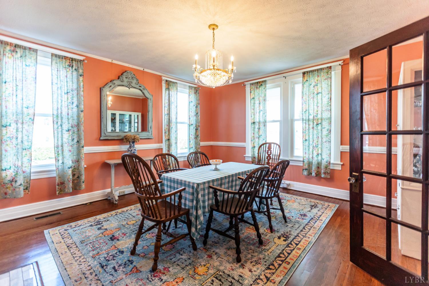 151 Burke Street Appomattox, VA 24522 - Photo 17 of 75 a view of a dining room with furniture window and wooden floor