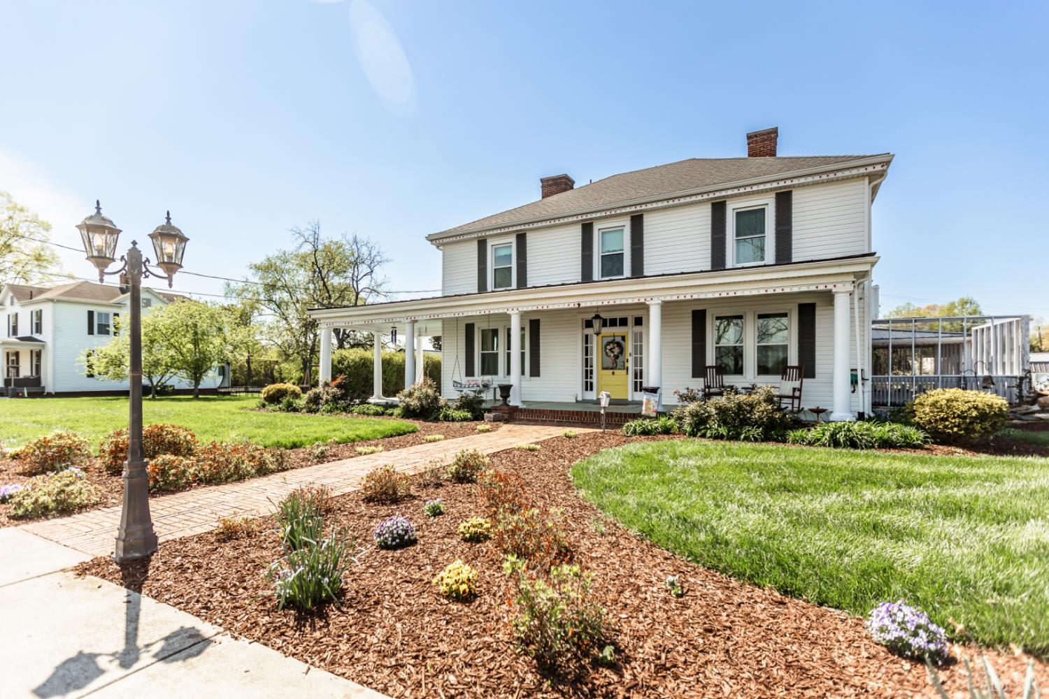 151 Burke Street Appomattox, VA 24522 - Photo 4 of 75 a front view of a house with swimming pool