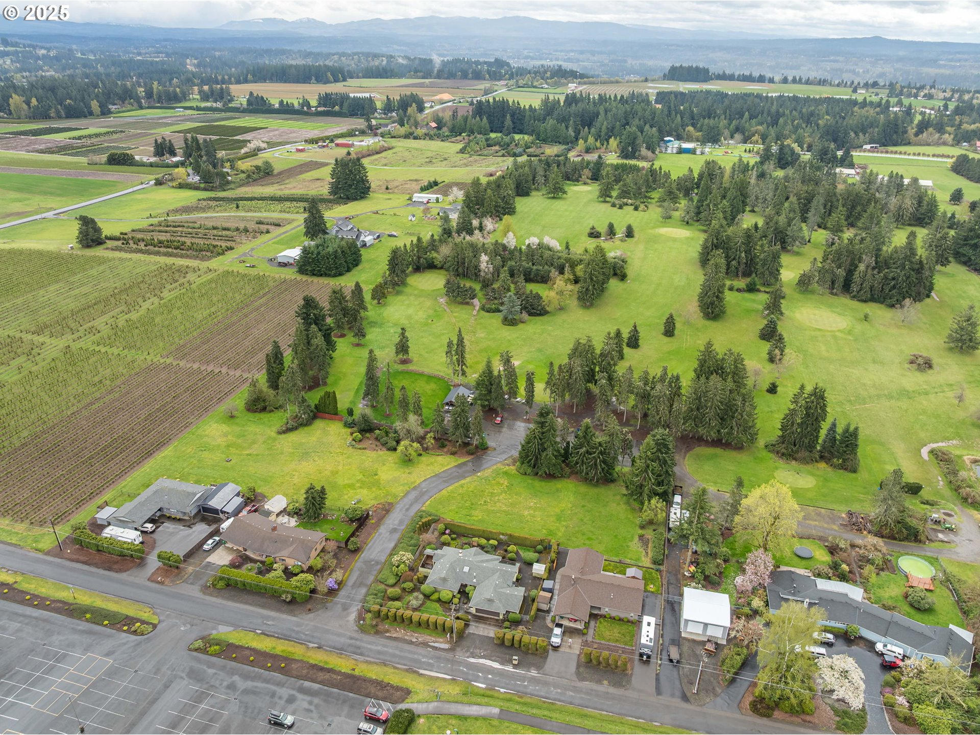 26690 Southeast Kelso Road Boring, OR 97009 - Photo 46 of 48 an aerial view of a houses with a yard