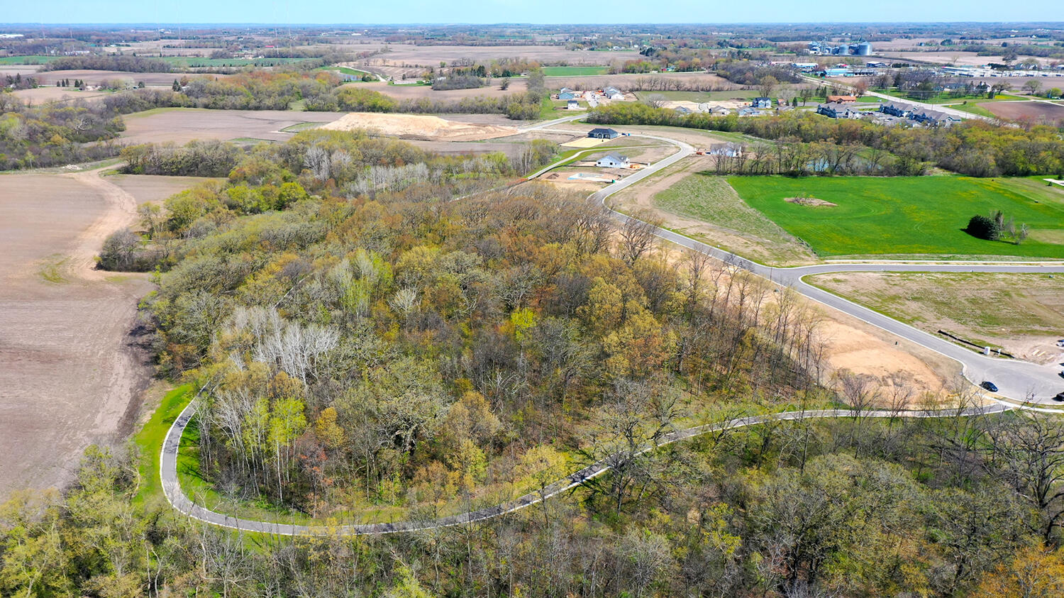 Canopy Hill Walking Path Aerial