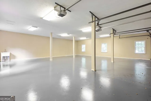 a view of a livingroom with wooden floor