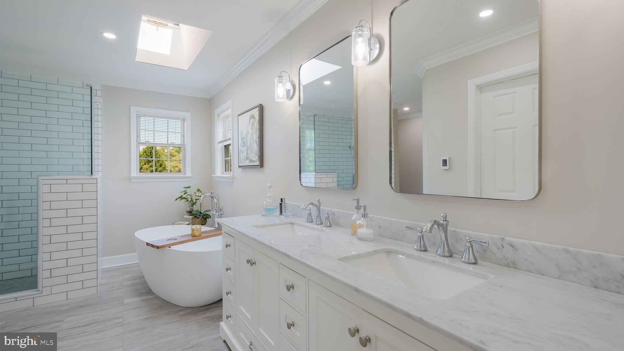 4805 Cheshire Road Doylestown, PA 18902 - Photo 34 of 89 Primary Bathroom with Radiant Heated Floors