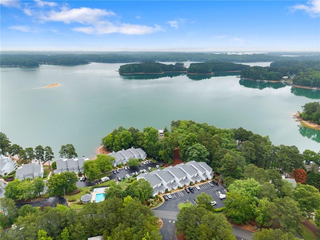 2300 Habersham Marina Road, Unit 302 Cumming, GA 30041 - Photo 31 of 31 an aerial view of a houses with ocean view