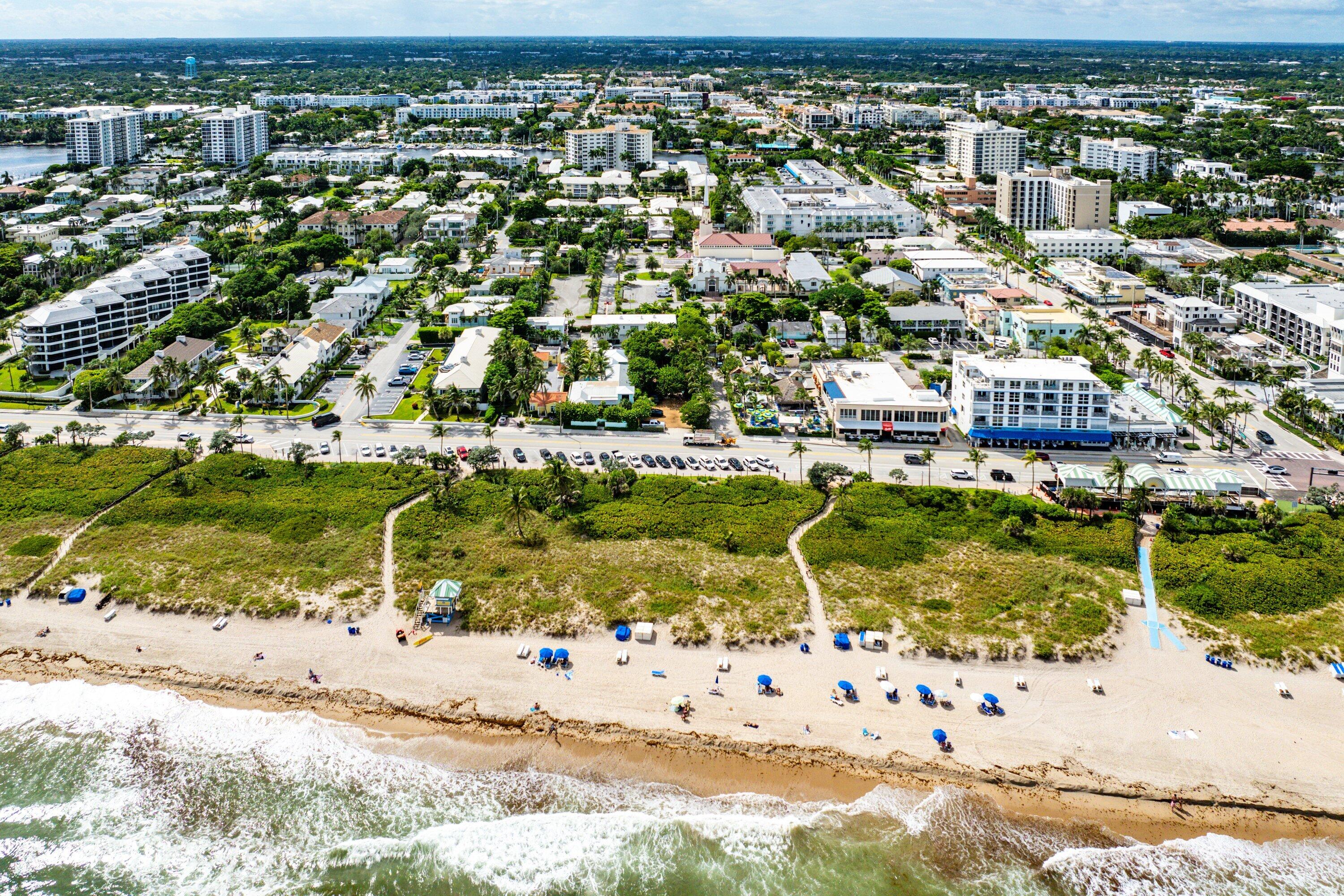 72 South Ocean Boulevard, Unit 1 Delray Beach, FL 33483 - Photo 30 of 35 an aerial view of a residential houses with outdoor space