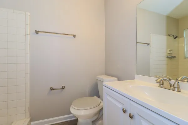 a bathroom with a sink and a toilet
