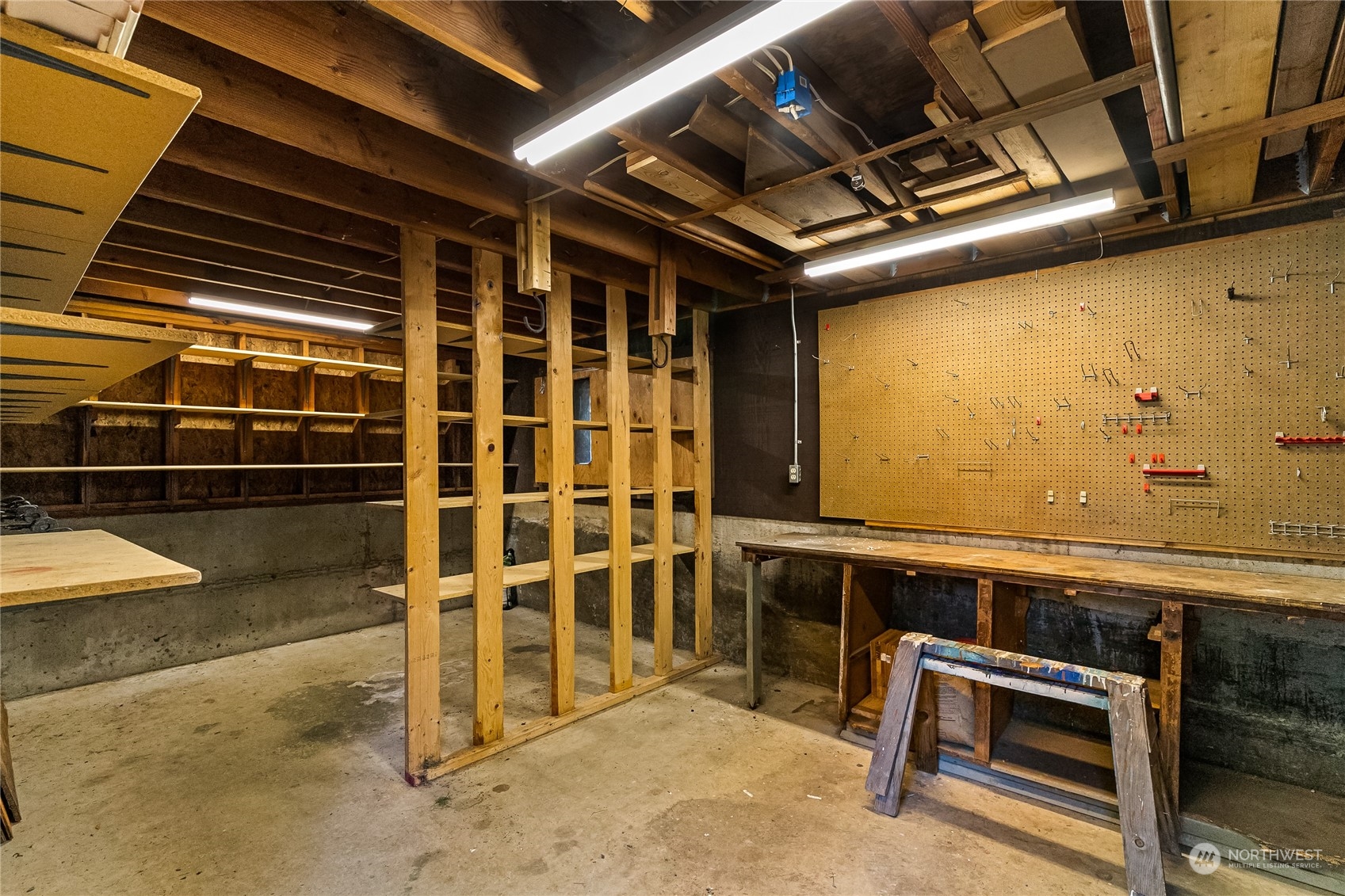 5917 Longdin Road Ferndale, WA 98248 - Photo 36 of 36 a view of an empty room with wooden walls