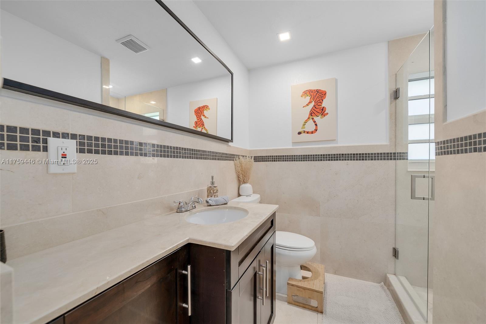 1745 Southwest 10th Street Miami, FL 33135 - Photo 18 of 51 a bathroom with a sink a toilet and shower