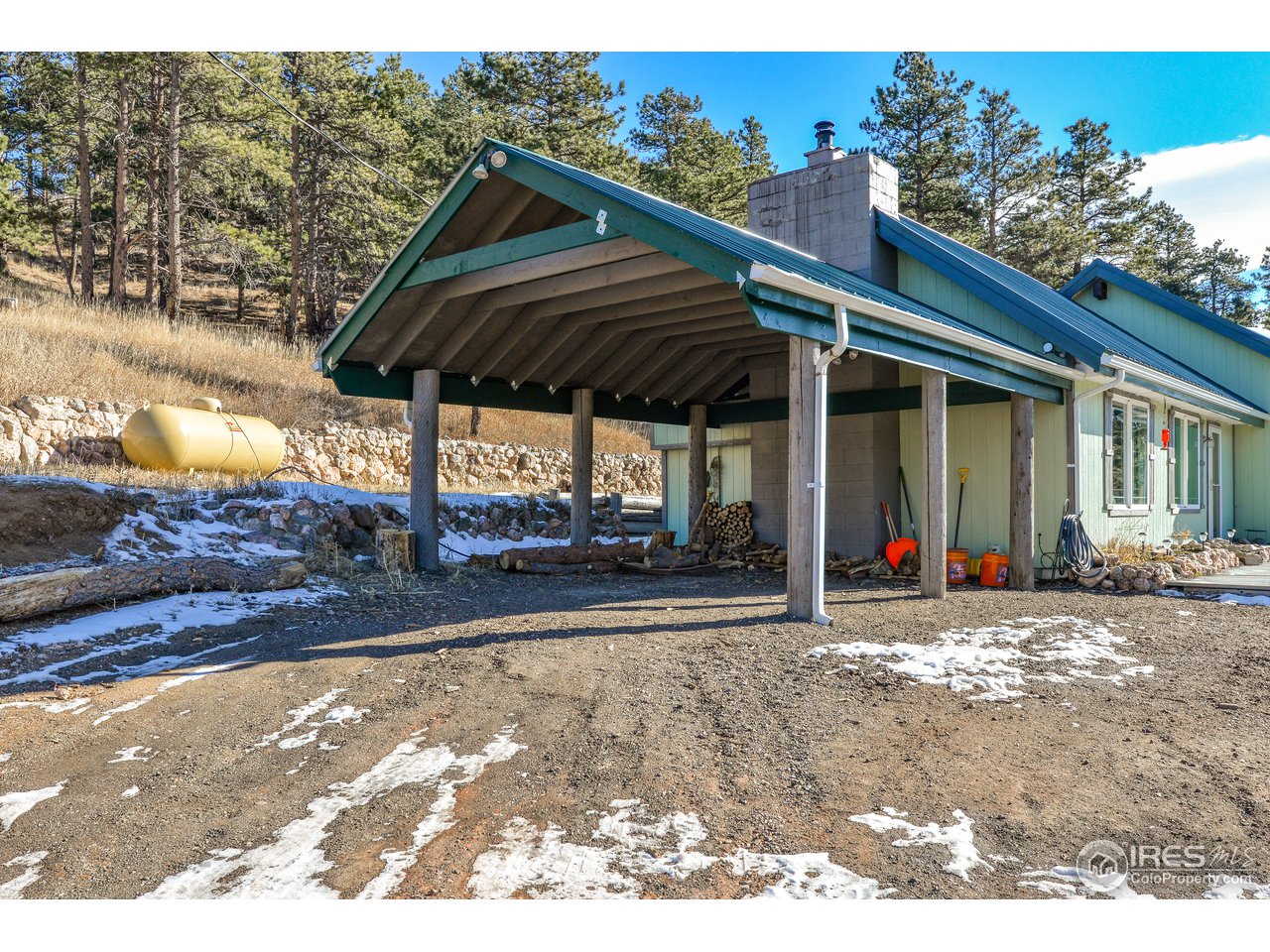 858 Stove Prairie Road Bellvue, CO 80512 - Photo 25 of 37 Carport
