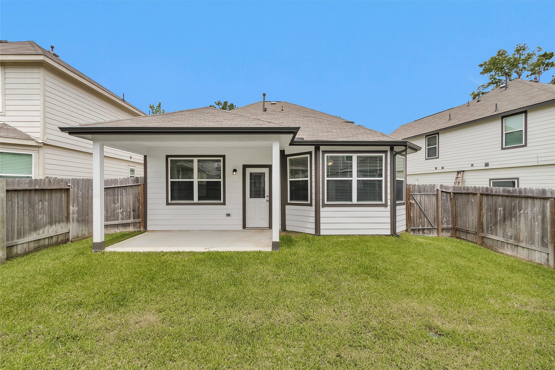 13534 Luke Prairie Willis, TX 77378 - Photo 28 of 29 Covered back porch. Great for relaxing or entertaining.