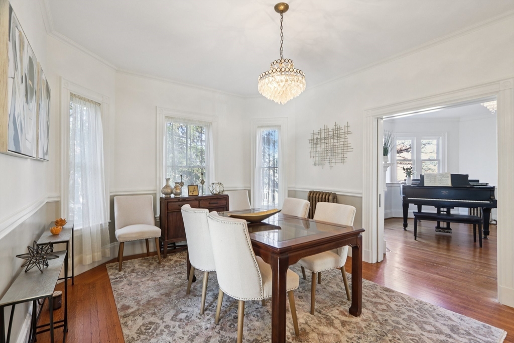 35 Frances Street Melrose, MA 02176 - Photo 9 of 42 a view of a dining room with furniture